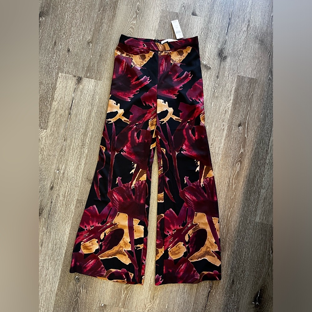 NWT Anthropologie Flare Wide Leg Pants Size XS Petite